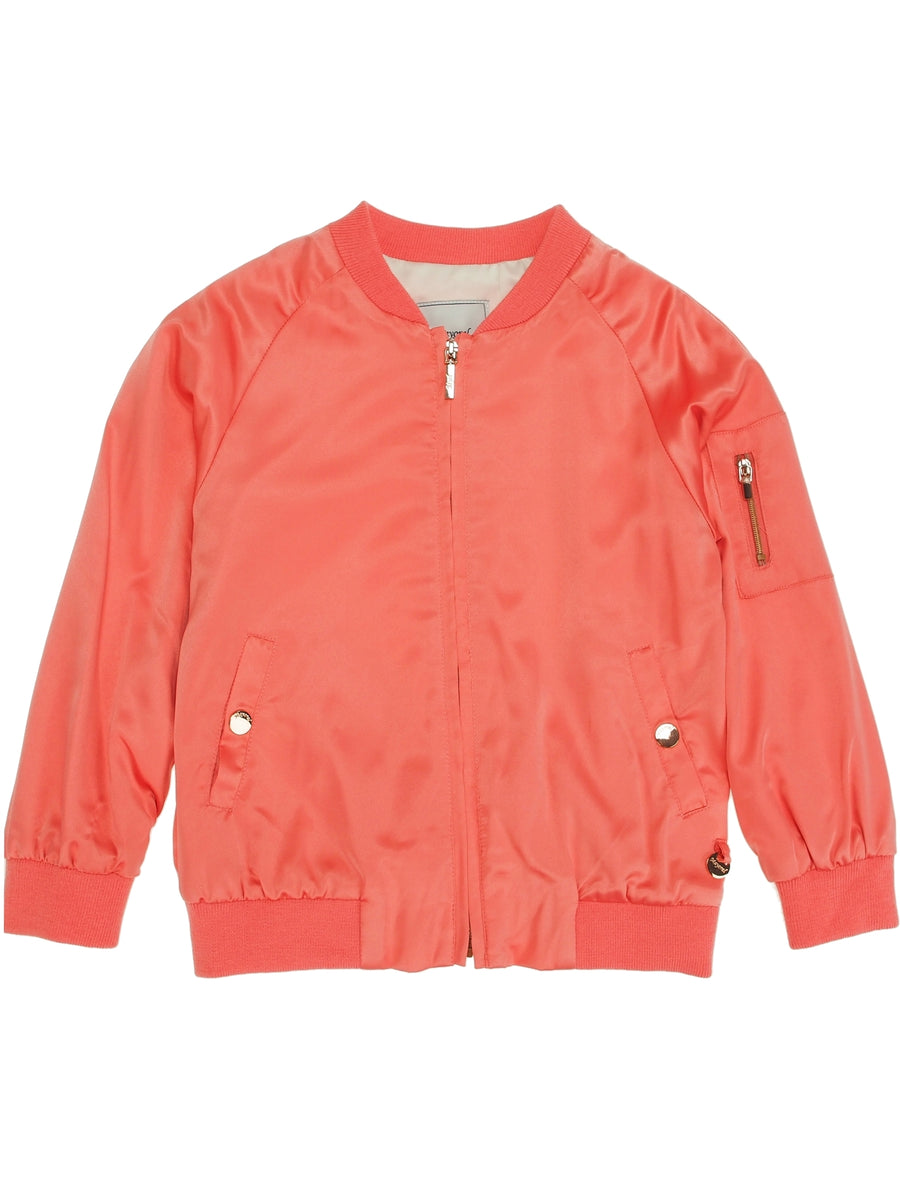 Blusão Cetim Gerânio (Vermelho)  para Menina - Mayoral