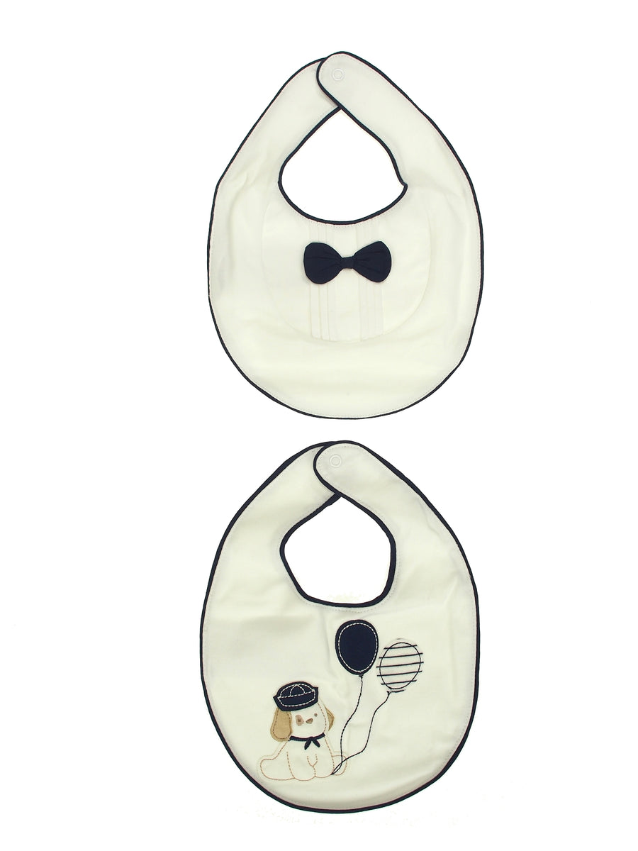 Set 2 babetes vestir Azul navy (Marinho)  para Bebé Menino - Mayoral