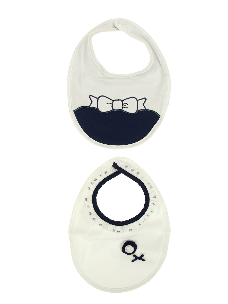 Set 2 babetes Azul navy (Marinho)  para Bebé Menina - Mayoral