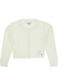 Casaco tricot básico Branco (Branco)  para Menina - Mayoral
