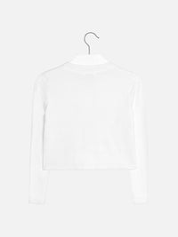 Casaco tricot básico Branco (Branco)  para Menina - Mayoral