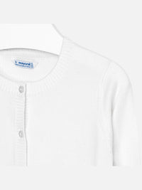 Casaco tricot básico Branco (Branco)  para Menina - Mayoral