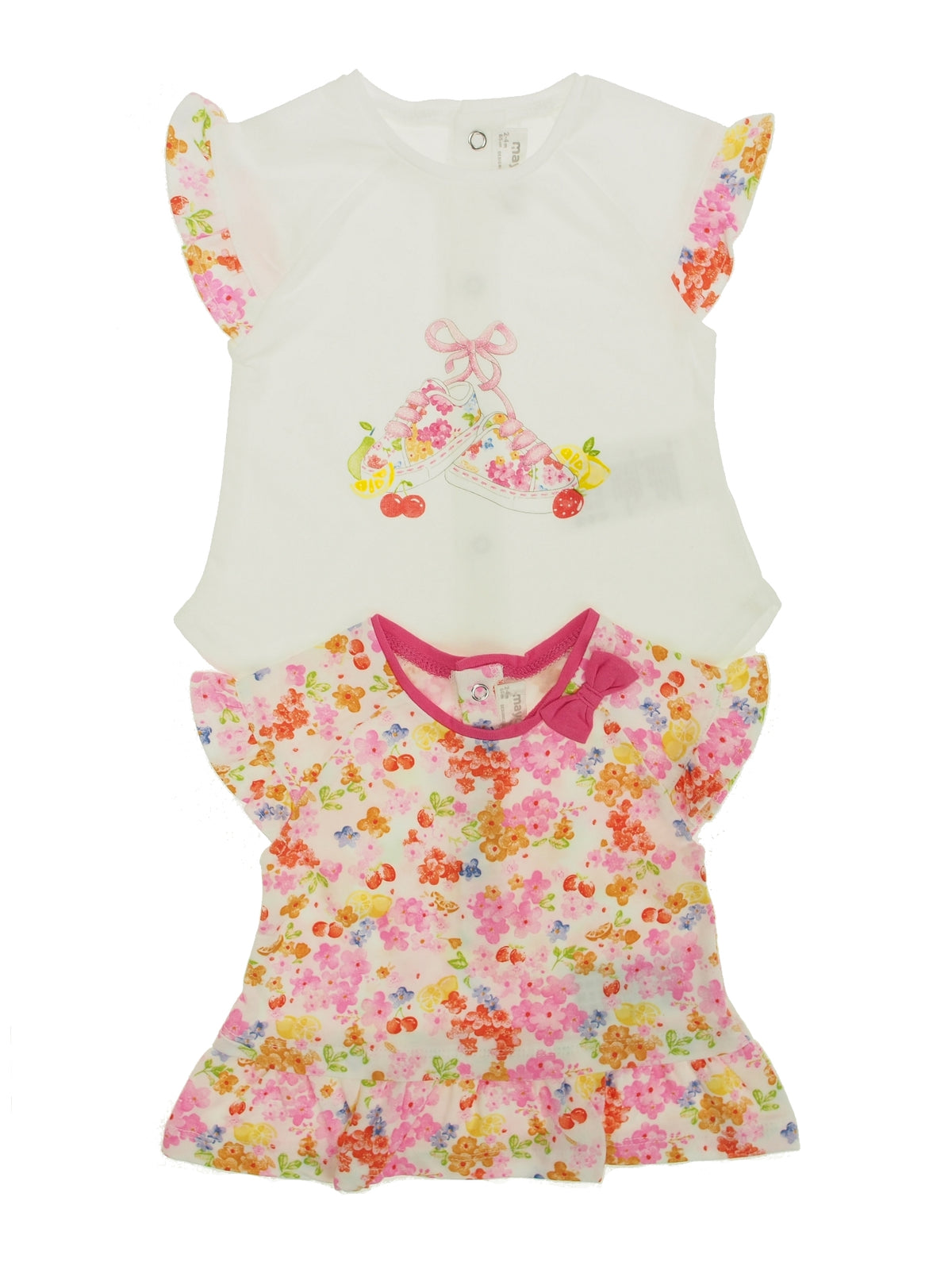 Pack 2 camisetas m/curta Fúcsia (Fúcsia)  para Bebé Menina - Mayoral