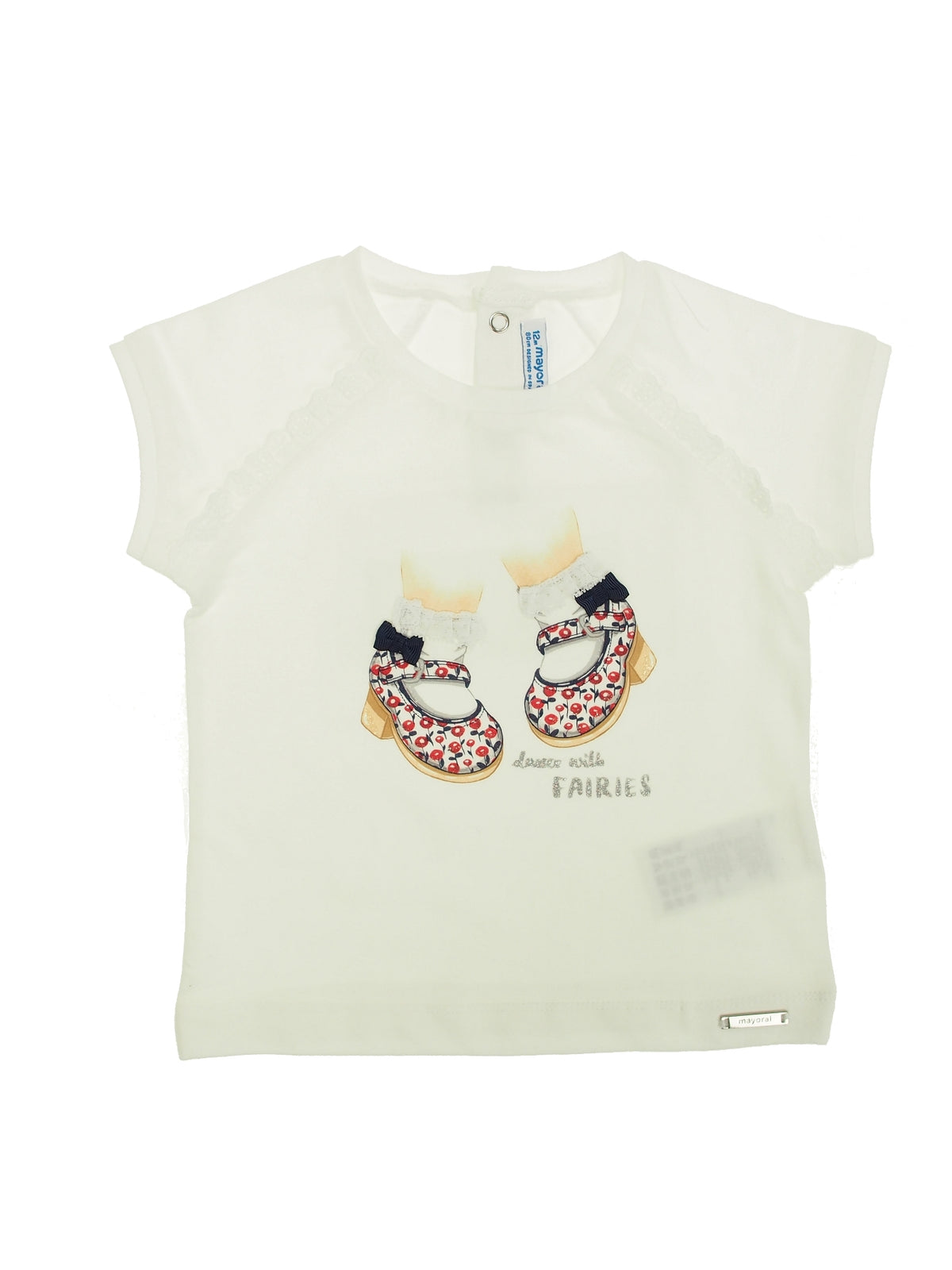Camiseta m/curta sapatos Marinho (Marinho)  para Bebé Menina - Mayoral