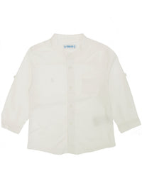 Camisa m/comp. Branco (Branco)  para Bebé Menino - Mayoral