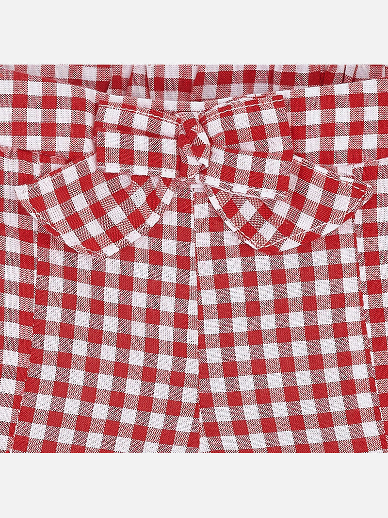 Short laçada Vermelho (Vermelho)  para Bebé Menina - Mayoral