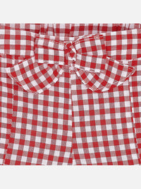 Short laçada Vermelho (Vermelho)  para Bebé Menina - Mayoral