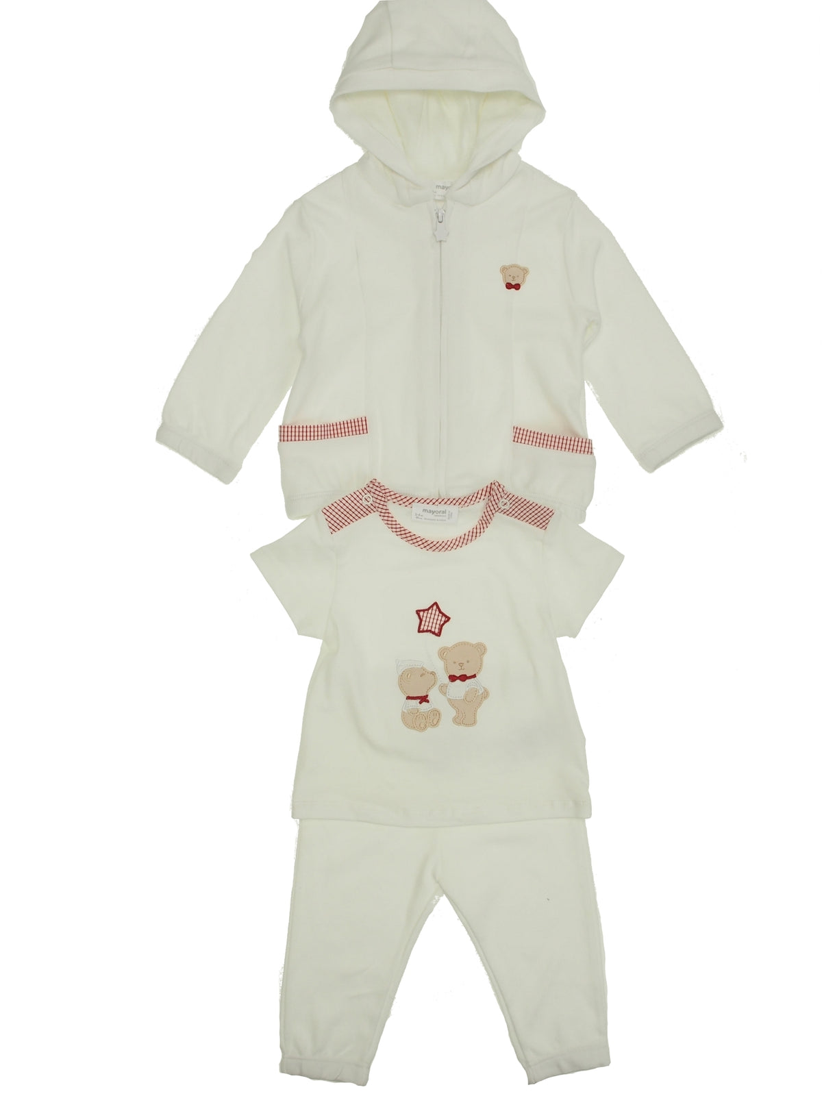 Fato treino unisexo e camiset Macchiato (Rosa Bébé)  para Bebé Menino - Mayoral