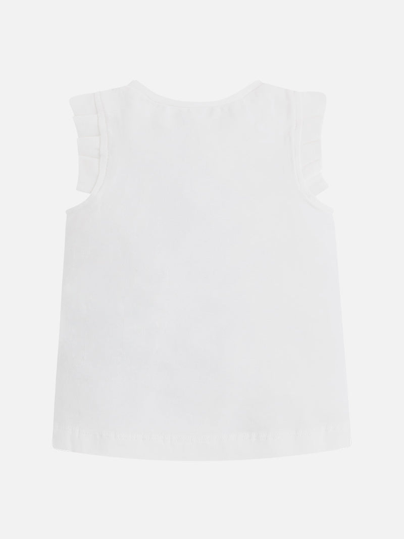 Camiseta alças strass Marinho (Marinho)  para Menina - Mayoral