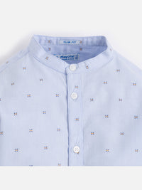 Camisa m/comp. Celeste (Celeste)  para Menino - Mayoral