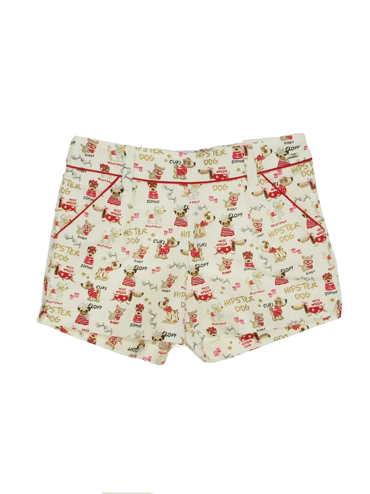 Short otoman estampado Vermelho (Vermelho)  para Menina - Mayoral