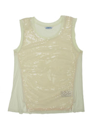 Camiseta lantejolas Champanhe (Dourado)  para Menina - Mayoral
