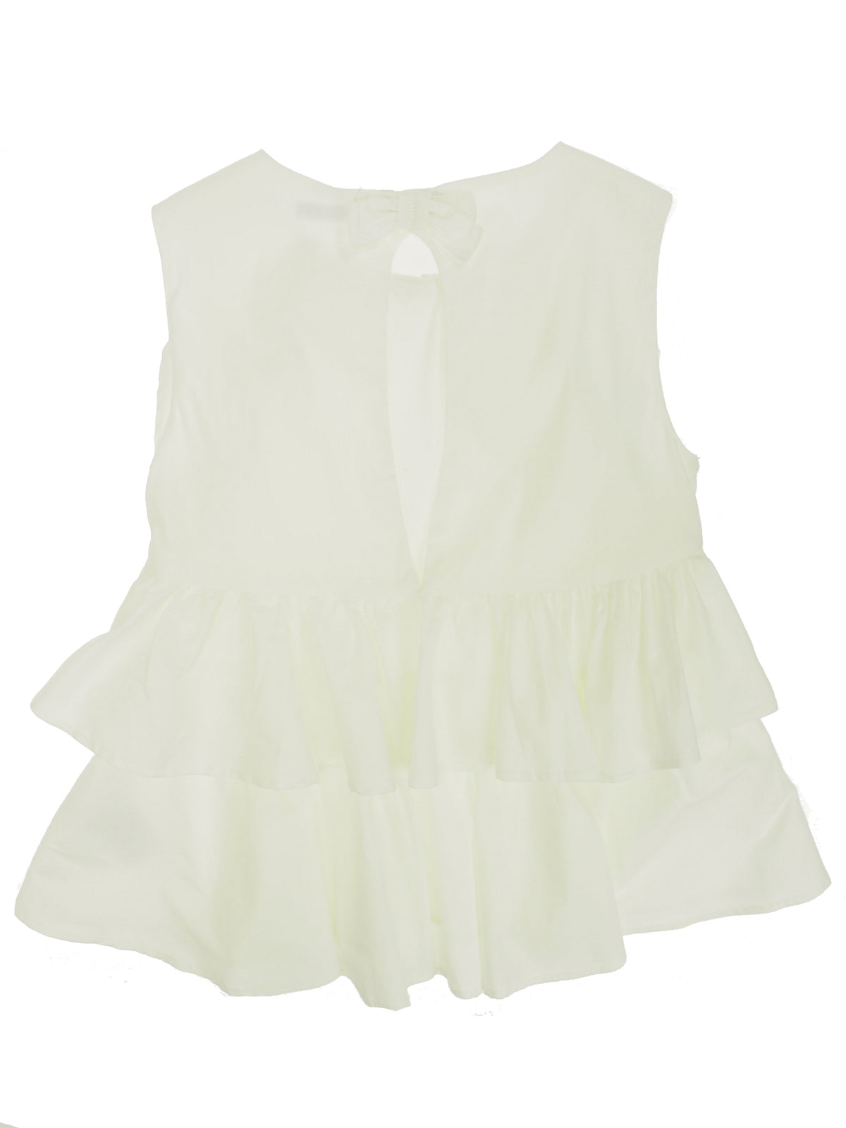 Túnica folhos Crú (Creme / Pérola)  para Menina - Mayoral
