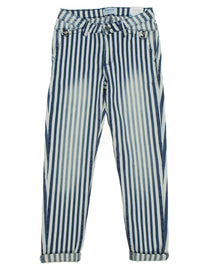 Calça riscas Claro (Ganga c/ Lavagem)  para Menina - Mayoral