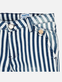 Calça riscas Claro (Ganga c/ Lavagem)  para Menina - Mayoral