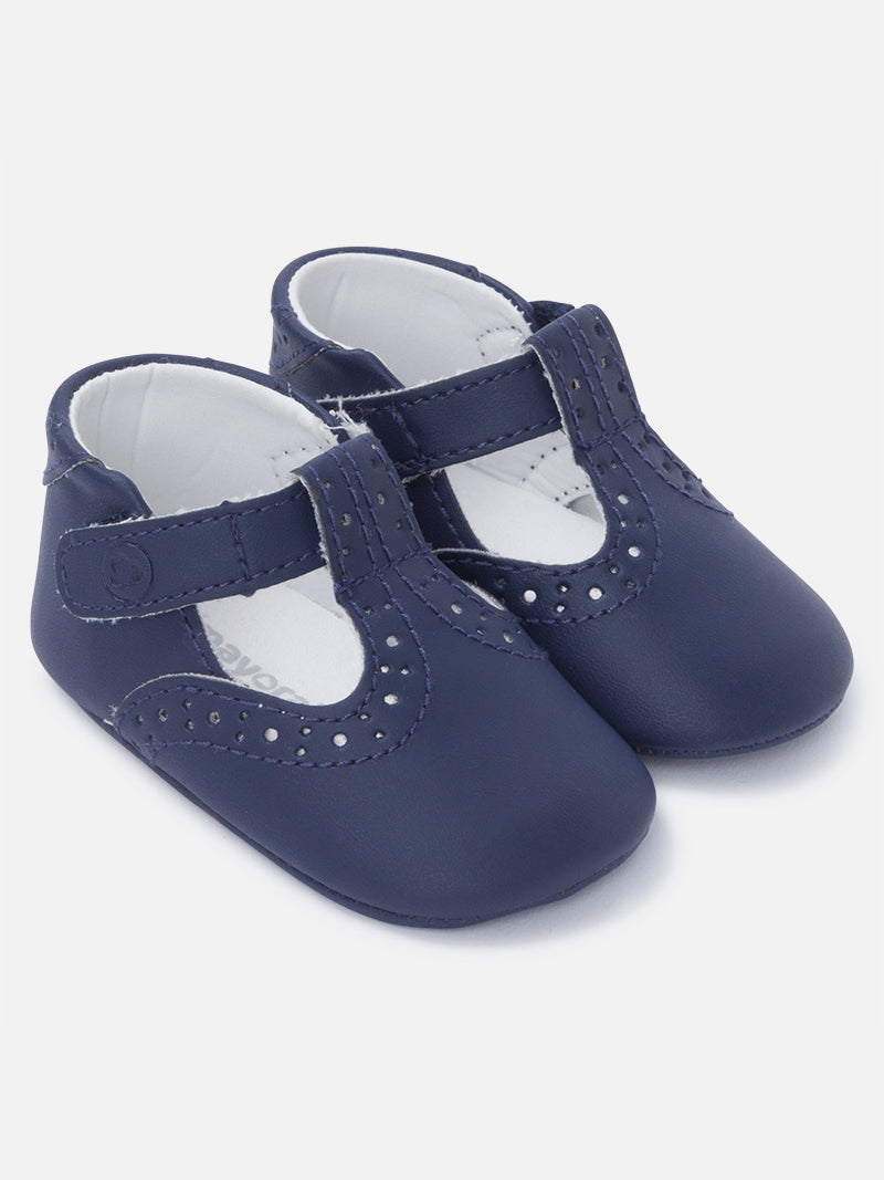 Sapato pele sintetica bebé Azul navy (Marinho)  para Bebé Menino - Mayoral