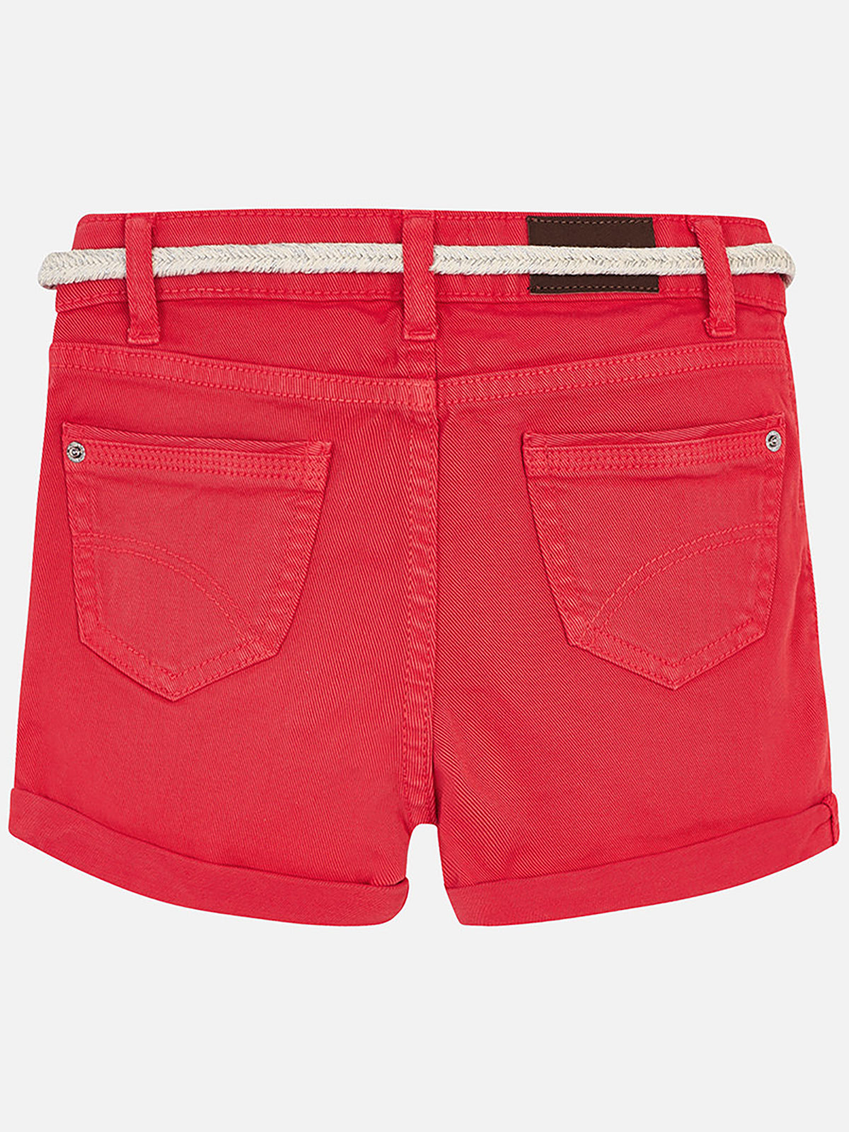 Short sarja básico Diospiro (Vermelho)  para Menina - Mayoral
