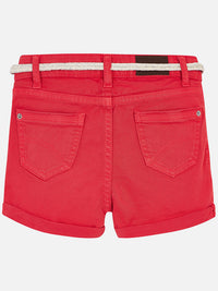 Short sarja básico Diospiro (Vermelho)  para Menina - Mayoral