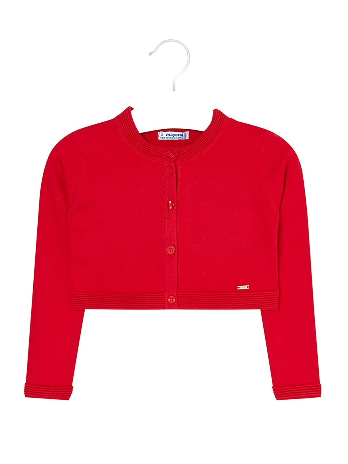 Casaco tricô básico comprido Vermelho (Vermelho)  para Menina - Mayoral