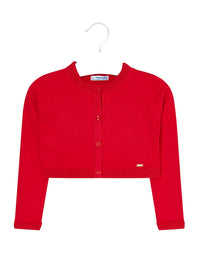 Casaco tricô básico comprido Vermelho (Vermelho)  para Menina - Mayoral