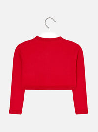 Casaco tricô básico comprido Vermelho (Vermelho)  para Menina - Mayoral