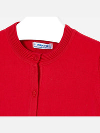 Casaco tricô básico comprido Vermelho (Vermelho)  para Menina - Mayoral