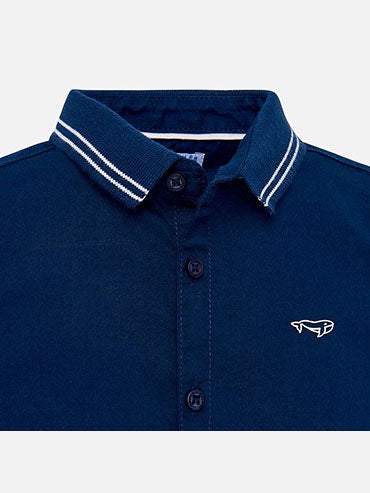 Camisa m/curta Azul (Azul)  para Bebé Menino - Mayoral
