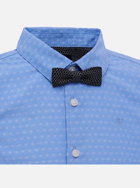 Camisa m/comp. clássica laço Celeste (Celeste)  para Bebé Menino - Mayoral