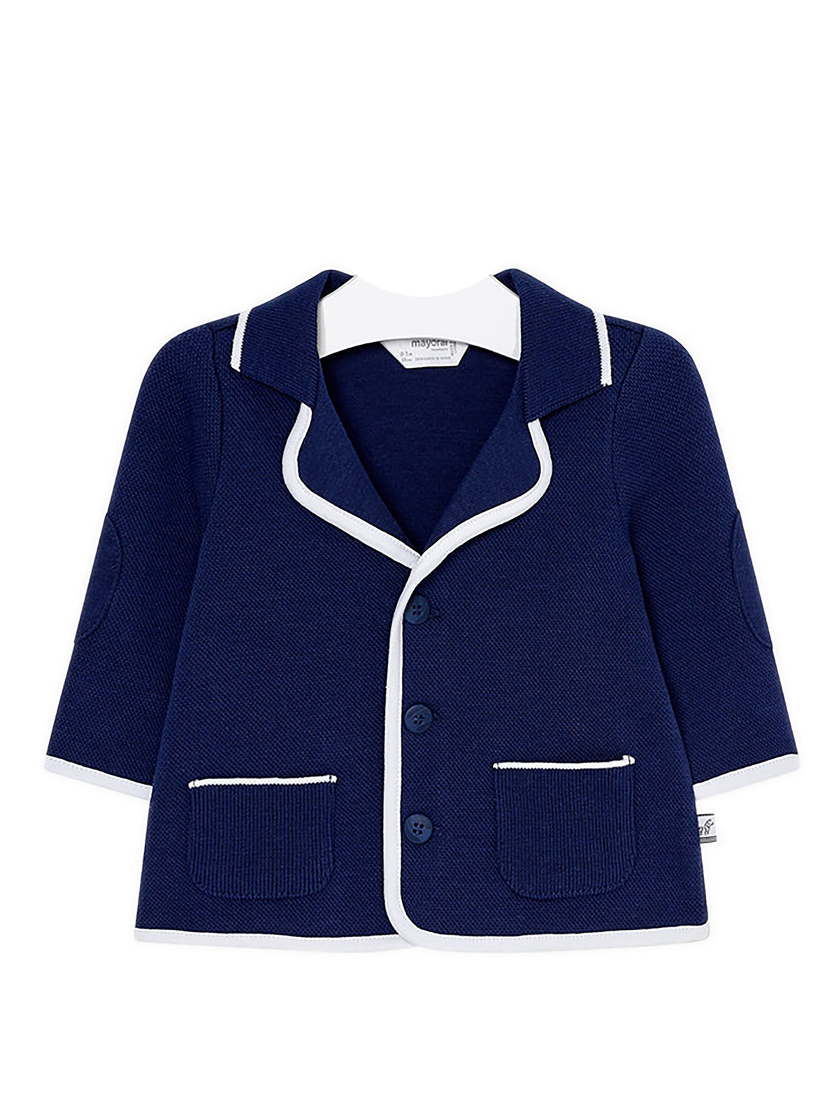 Jaqueta ponto estruturado Azul navy (Marinho)  para Bebé Menino - Mayoral