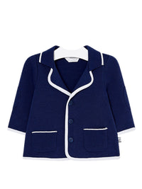 Jaqueta ponto estruturado Azul navy (Marinho)  para Bebé Menino - Mayoral