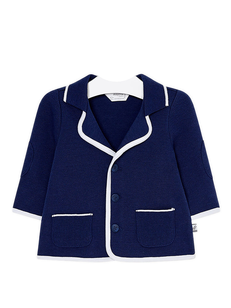 Jaqueta ponto estruturado Azul navy (Marinho)  para Bebé Menino - Mayoral