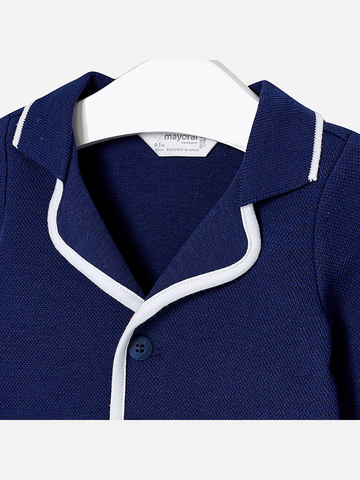 Jaqueta ponto estruturado Azul navy (Marinho)  para Bebé Menino - Mayoral