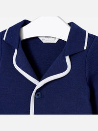 Jaqueta ponto estruturado Azul navy (Marinho)  para Bebé Menino - Mayoral