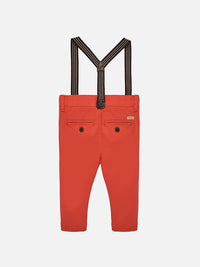 Calça chino Caranguejo (Vermelho)  para Bebé Menino - Mayoral