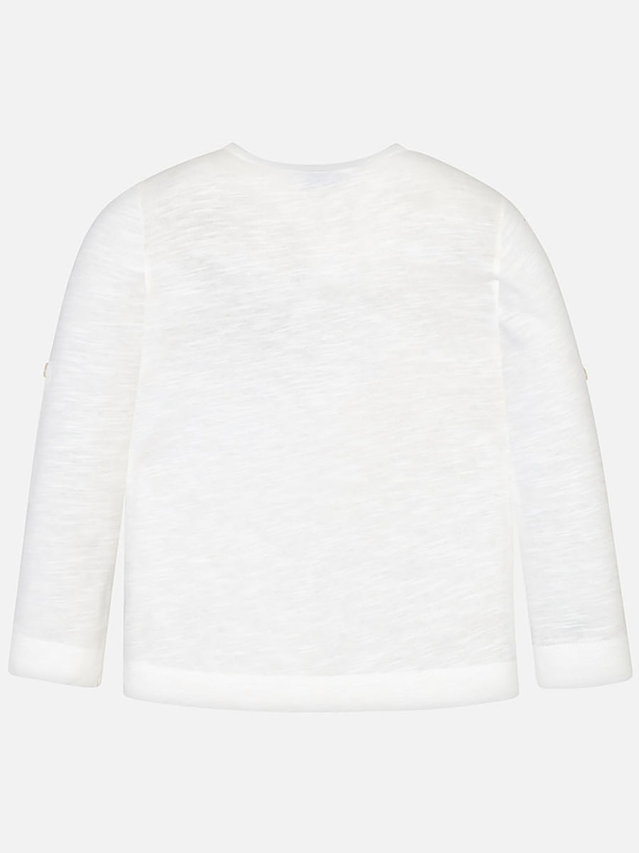 Blusa chapéus Crú (Creme / Pérola)  para Menina - Mayoral