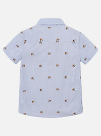 Camisa m/curta plumetti scoot Lavanda (Lilás)  para Menino - Mayoral