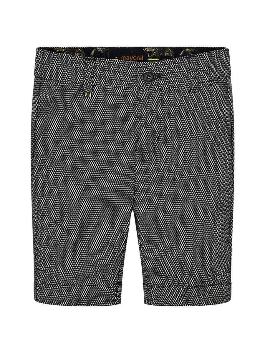 Bermuda linho tailoring Estampado (Marinho)  para Menino - Mayoral