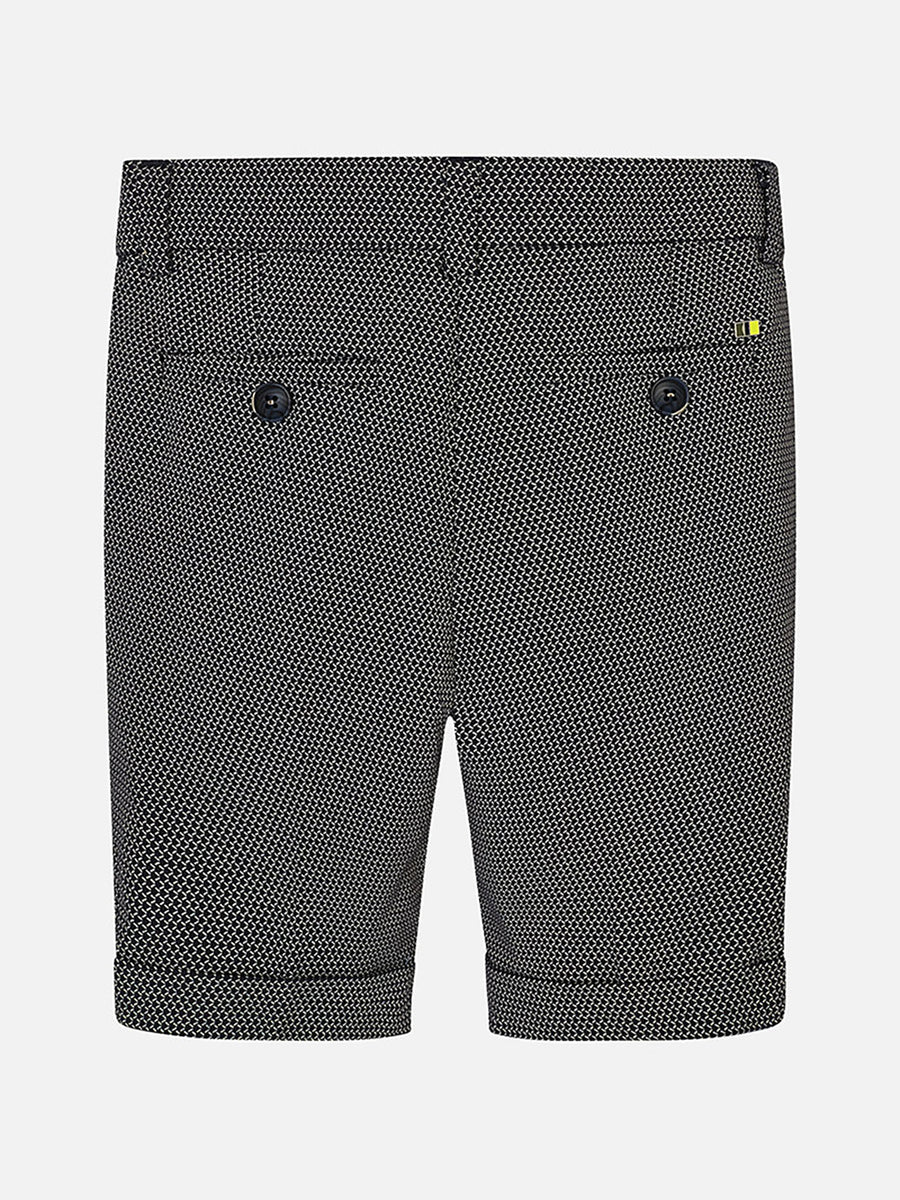 Bermuda linho tailoring Estampado (Marinho)  para Menino - Mayoral