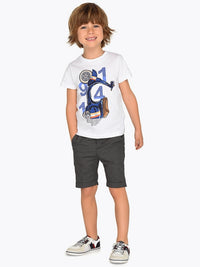 Bermuda linho tailoring Estampado (Marinho)  para Menino - Mayoral