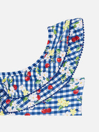 Fato de banho estampado Azul (Azul)  para Menina - Mayoral