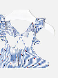 Túnica riscas Azul (Azul)  para Menina - Mayoral