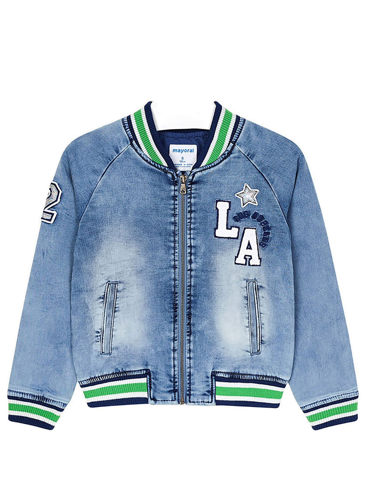 Jaqueta soft denim Claro (Celeste)  para Menina - Mayoral