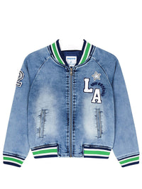Jaqueta soft denim Claro (Celeste)  para Menina - Mayoral