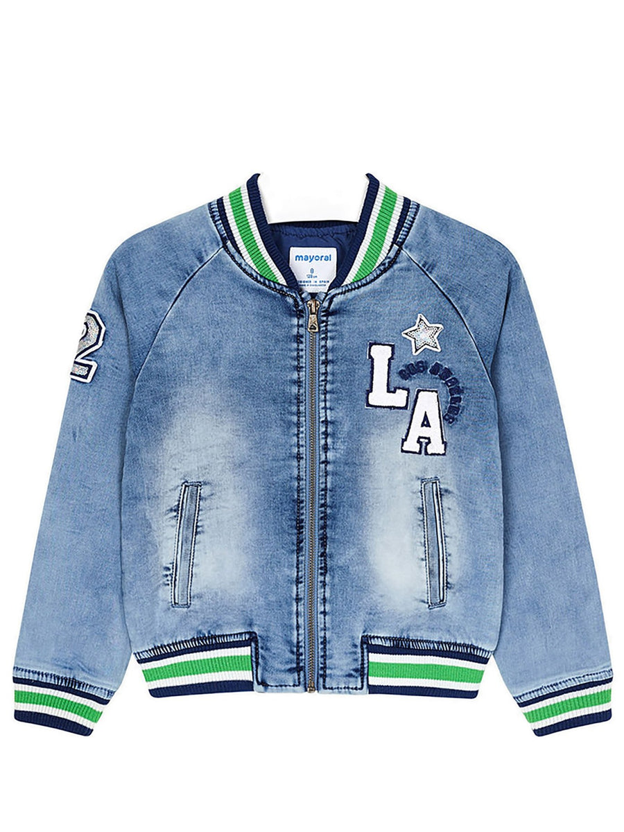 Jaqueta soft denim Claro (Celeste)  para Menina - Mayoral