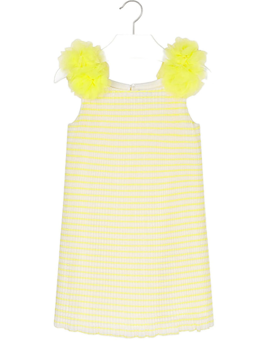 Vestido plissado Citrinos (Amarelo)  para Menina - Mayoral