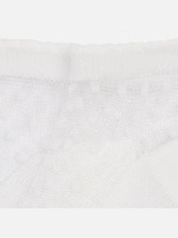Soquete transparente Crú (Creme / Pérola)  para Bebé Menina - Mayoral