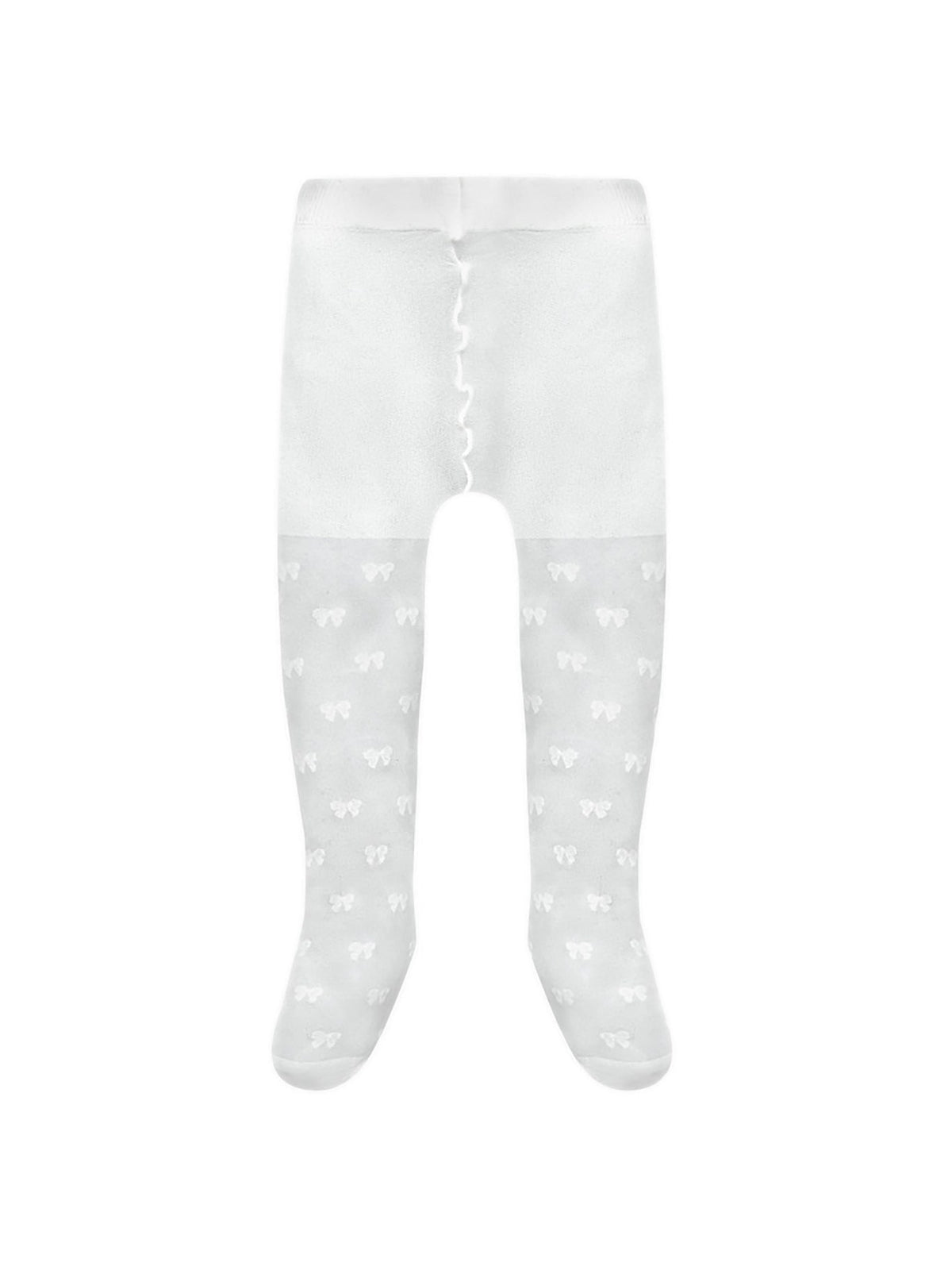 Collants jacquard Crú (Creme / Pérola)  para Bebé Menina - Mayoral