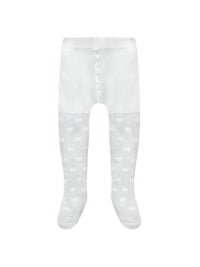 Collants jacquard Crú (Creme / Pérola)  para Bebé Menina - Mayoral