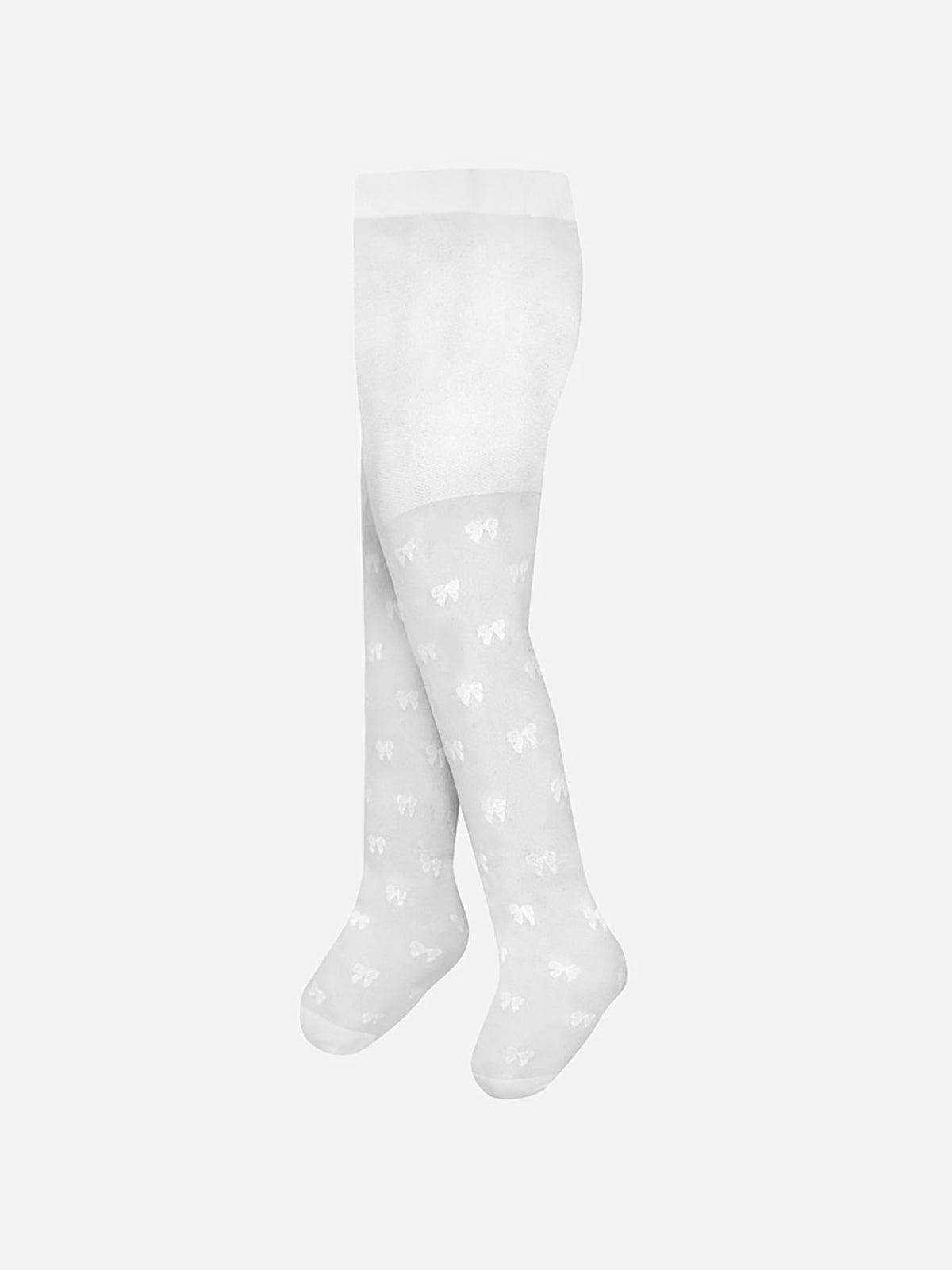 Collants jacquard Crú (Creme / Pérola)  para Bebé Menina - Mayoral