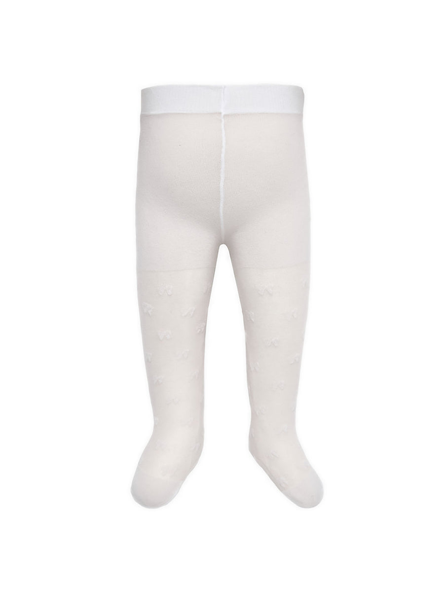 Collants jacquard Branco (Branco)  para Bebé Menina - Mayoral
